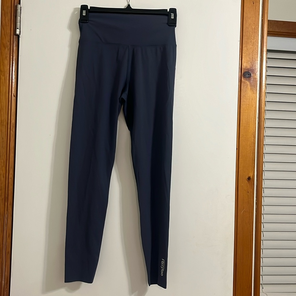 Flexyfree Women’s High Waist Leggings Navy Blue Size M NWOT
